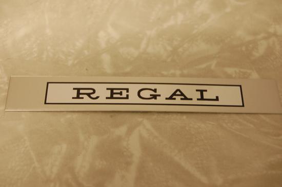 Regal door trim decal