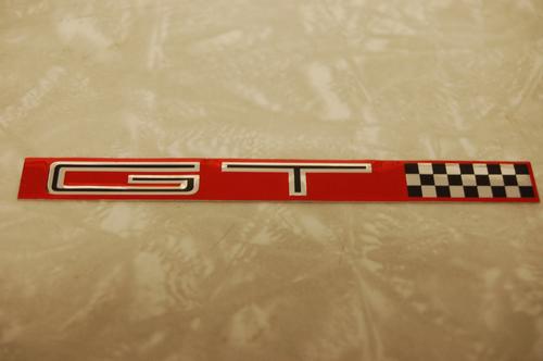 XR GT Glove box strip decal