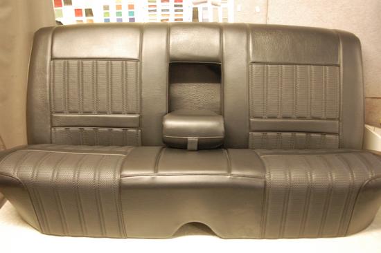 XY GT rear seat upholstery